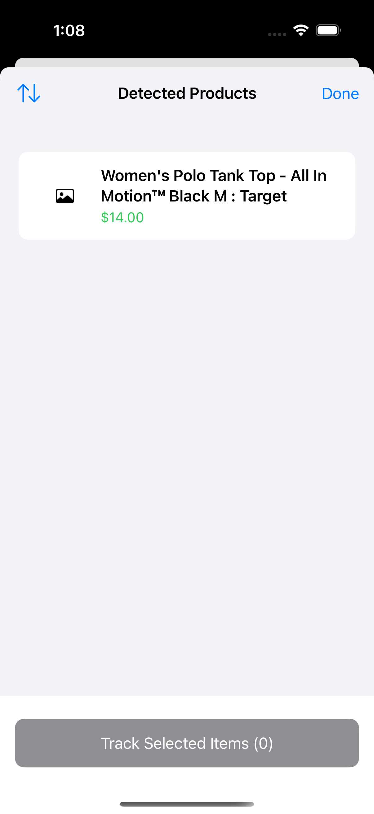 Price Detection Screenshot